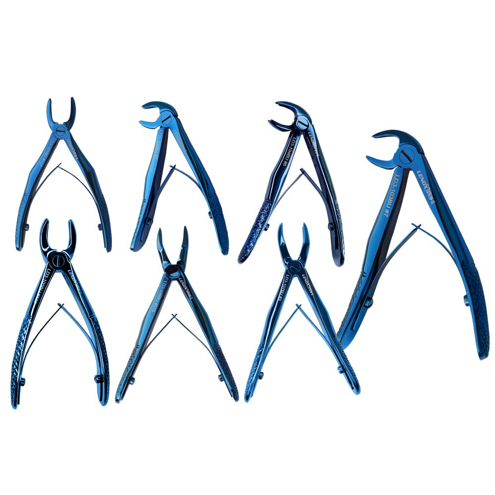 Pediatric Extracting Forceps Set of 7 - Image 1