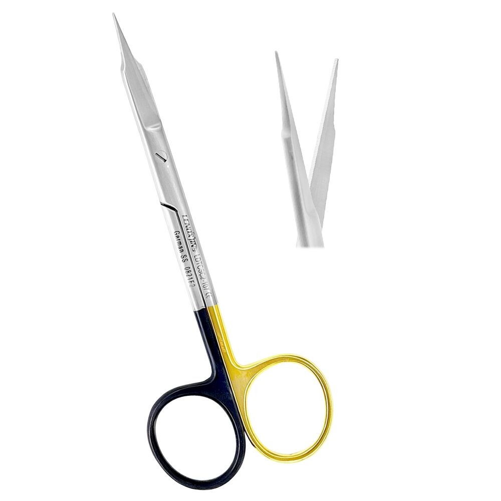 LDTCSC2-107-Super-Cut-Goldman-Fox-Scissors-13cm-Straight-TC-Surgical-Dental-Instruments-copy-1.jpg Goldman-Fox Scissors 13cm Straight TC Super Cut-Micro Serrated - Image 1