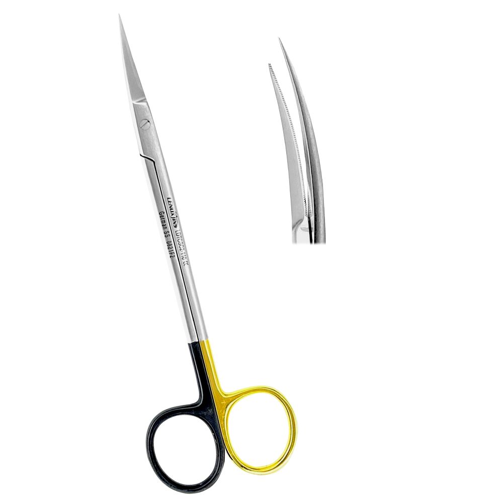 LDTCSC2-110-Super-Cut-Kelly-Scissors-16cm-TC-Insert-Curved-Surgical-Dental-Instruments-copy-1.jpg Kelly Scissors 16cm Curved TC- Super Cut Micro Serrated - Image 1