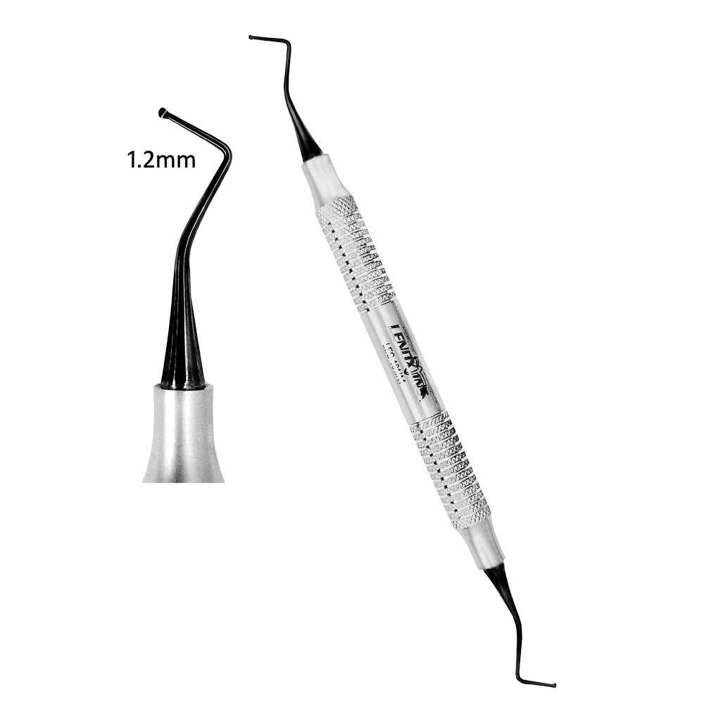 LEC101-A1-Dental-E1-Excavators-1.2MM-Spoon-Hollow-Handle-Dental-Instruments-1.jpg Spoon Excavators E1 1.2MM - Image 1