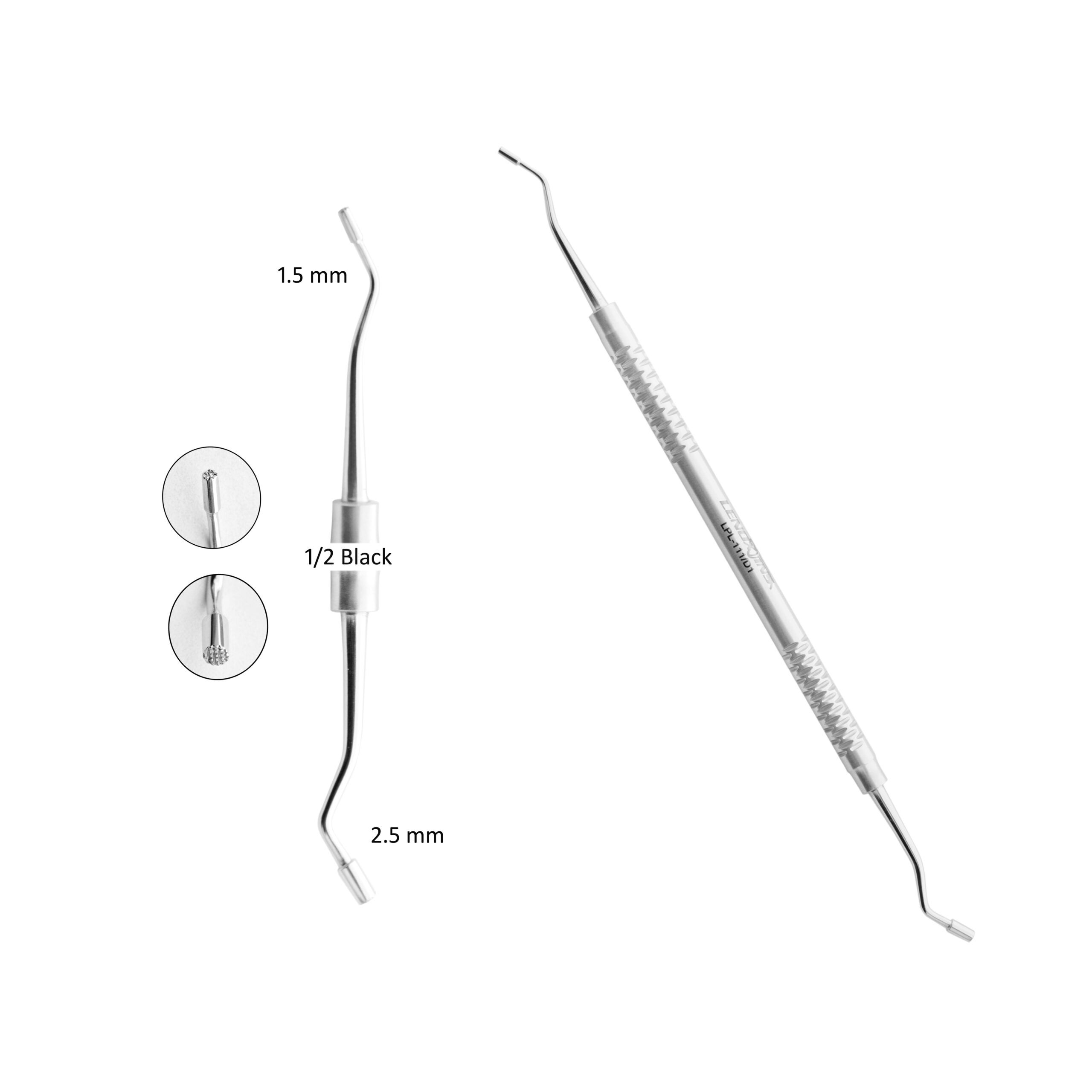 LPL-111-D1-Pluggers-Condensers-1-2-Black-1.5mm-2-scaled-1.jpg Condensers BLACK 1.5MM / 2.5MM Double Ended - Image 1