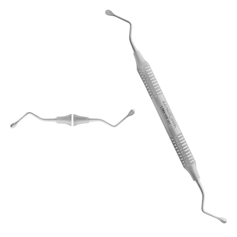 Lucas Bone Curette 4MM Micro Serrated - Image 1