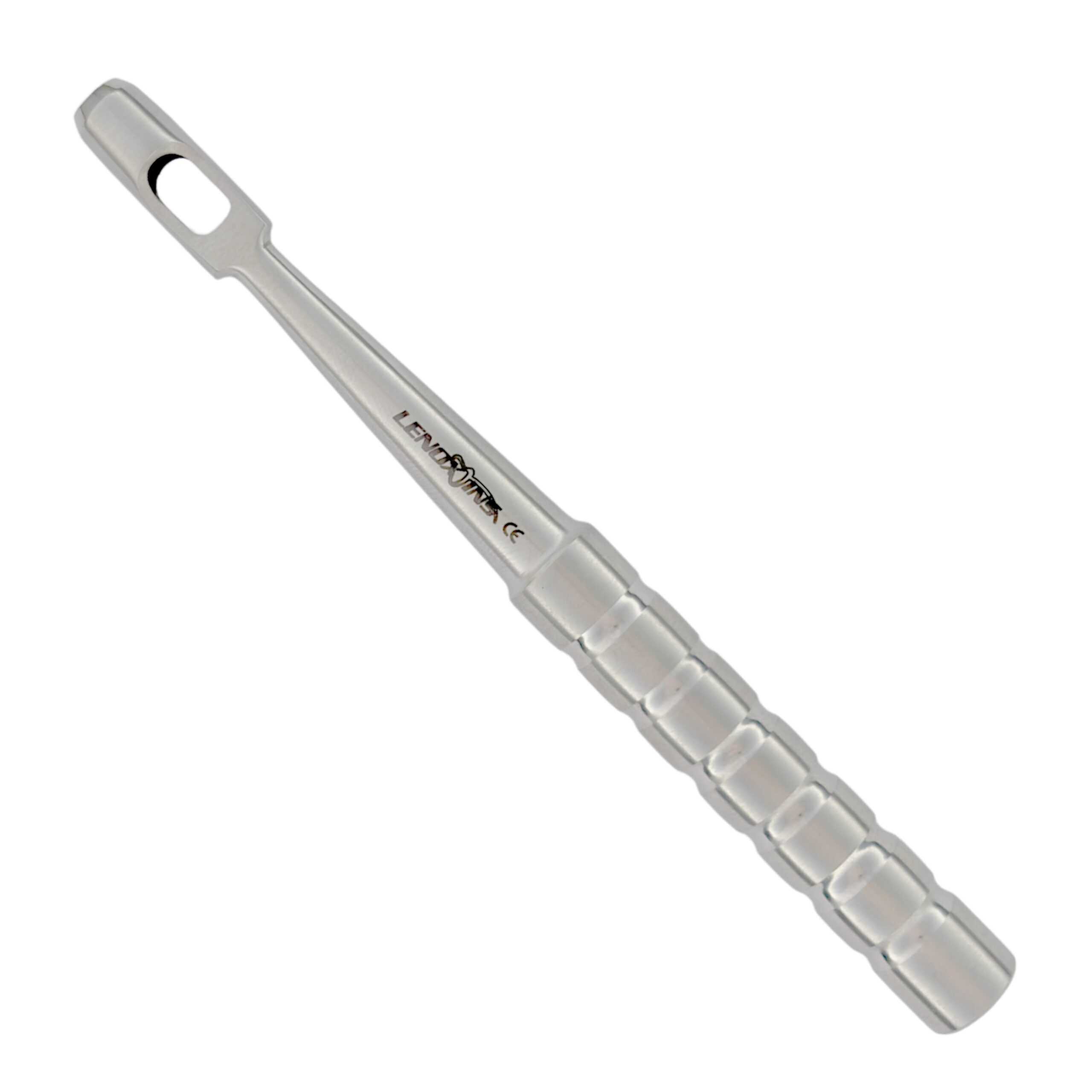 LD27-113 - Tissue Punch Str 5mm copy.JPG Straight 5mm Biopsy Tissue Punch by Lenox Instruments, designed for precise soft-tissue access in dental and periodontal procedures.