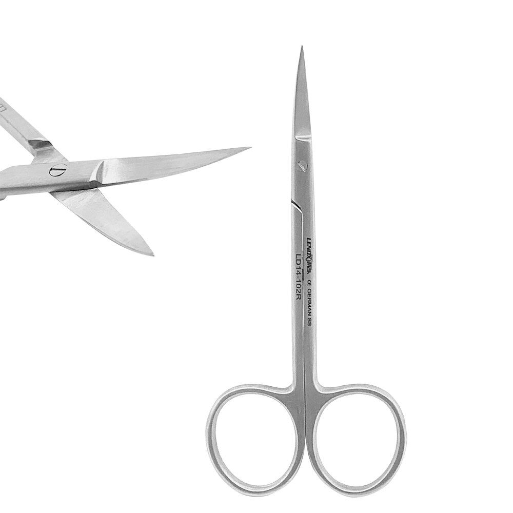 LD14-102-Iris-Scissors-115mm-Curved.jpg Iris Scissors 115mm Curved - Image 1