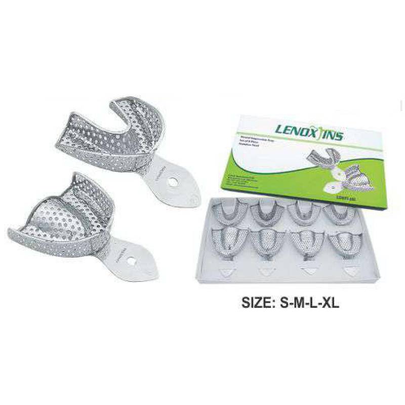 Impression Trays Dentulous Perforated Set of 8 - Image 1