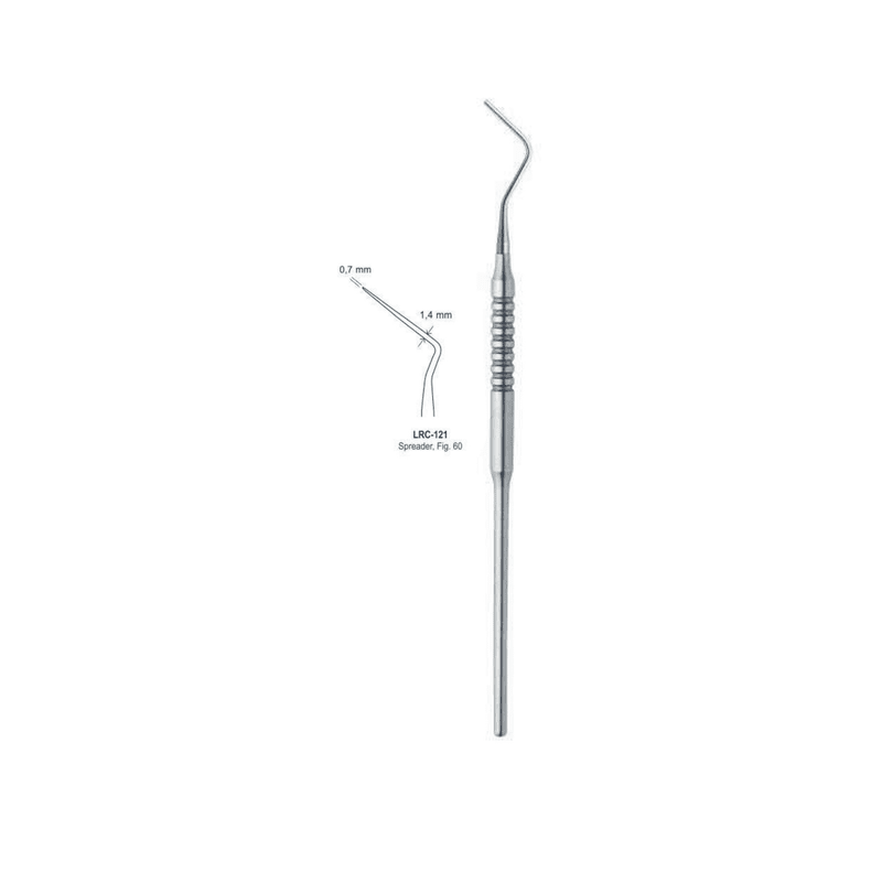 21 Root Canal Single Ended Plugger Solid Handle Fig.60 0.7MM/1.4MM - Image 1