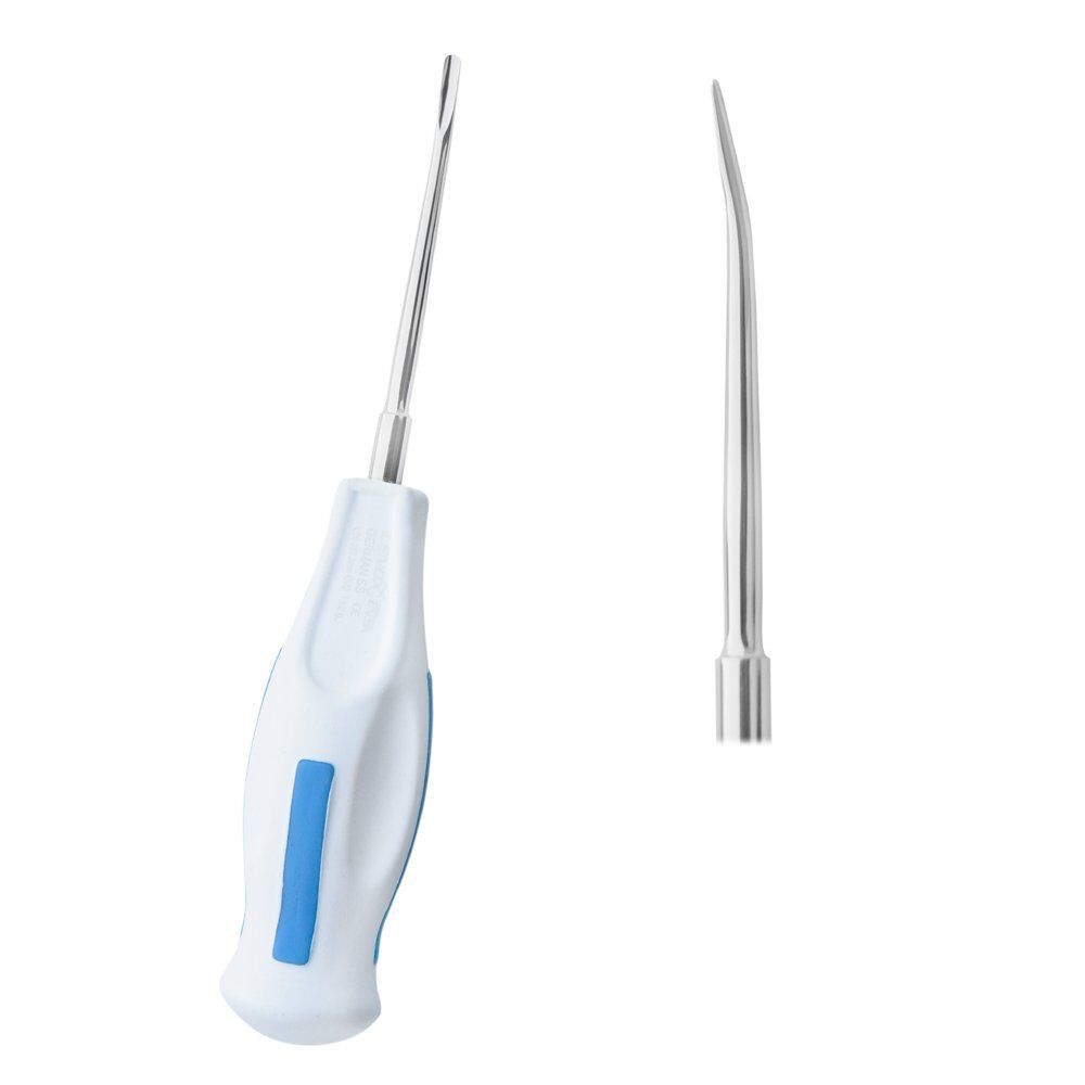 Dental Luxating Elevator Contra Angle Curved 3mm by Lenox Instruments – Surgical tool for precise and atraumatic tooth extractions