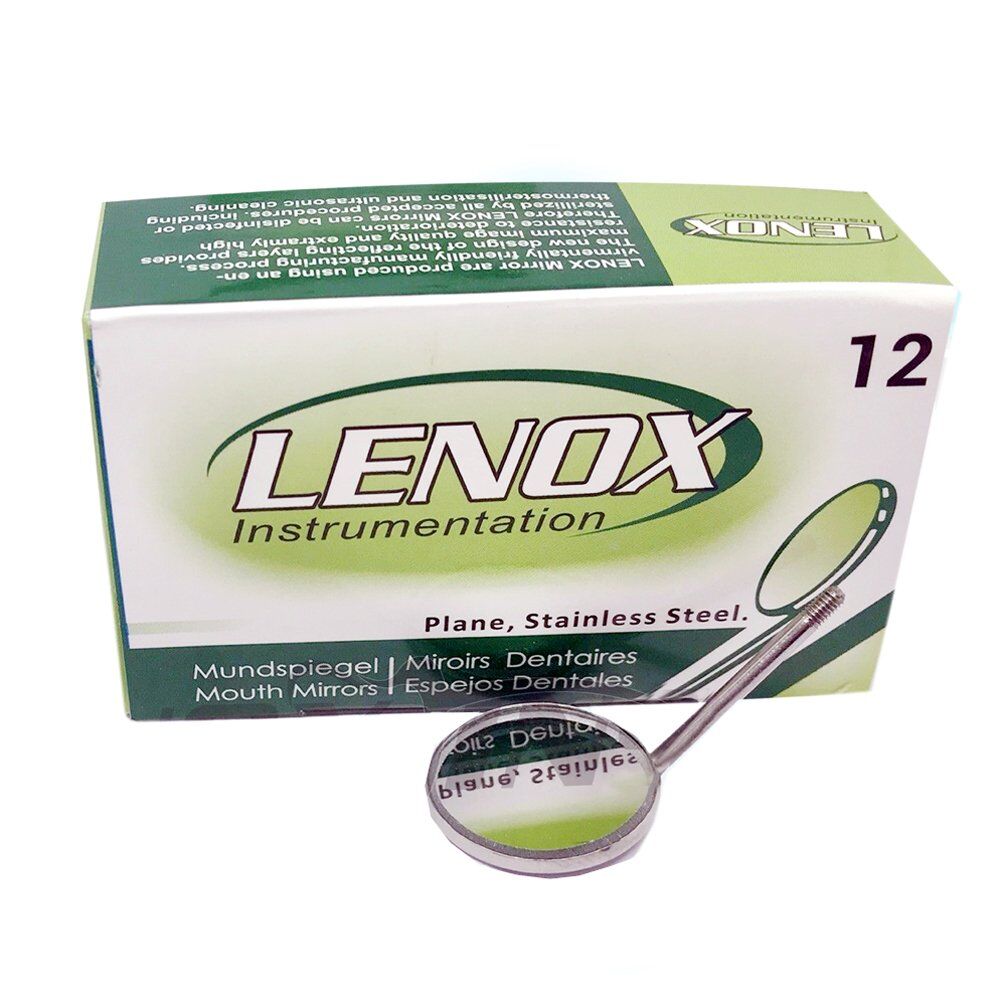 LD12-103-1.jpg Mouth Mirrors Fig. 3 Ø20mm Pack of 12 ( Reg Socket) Front Surface - Image 1