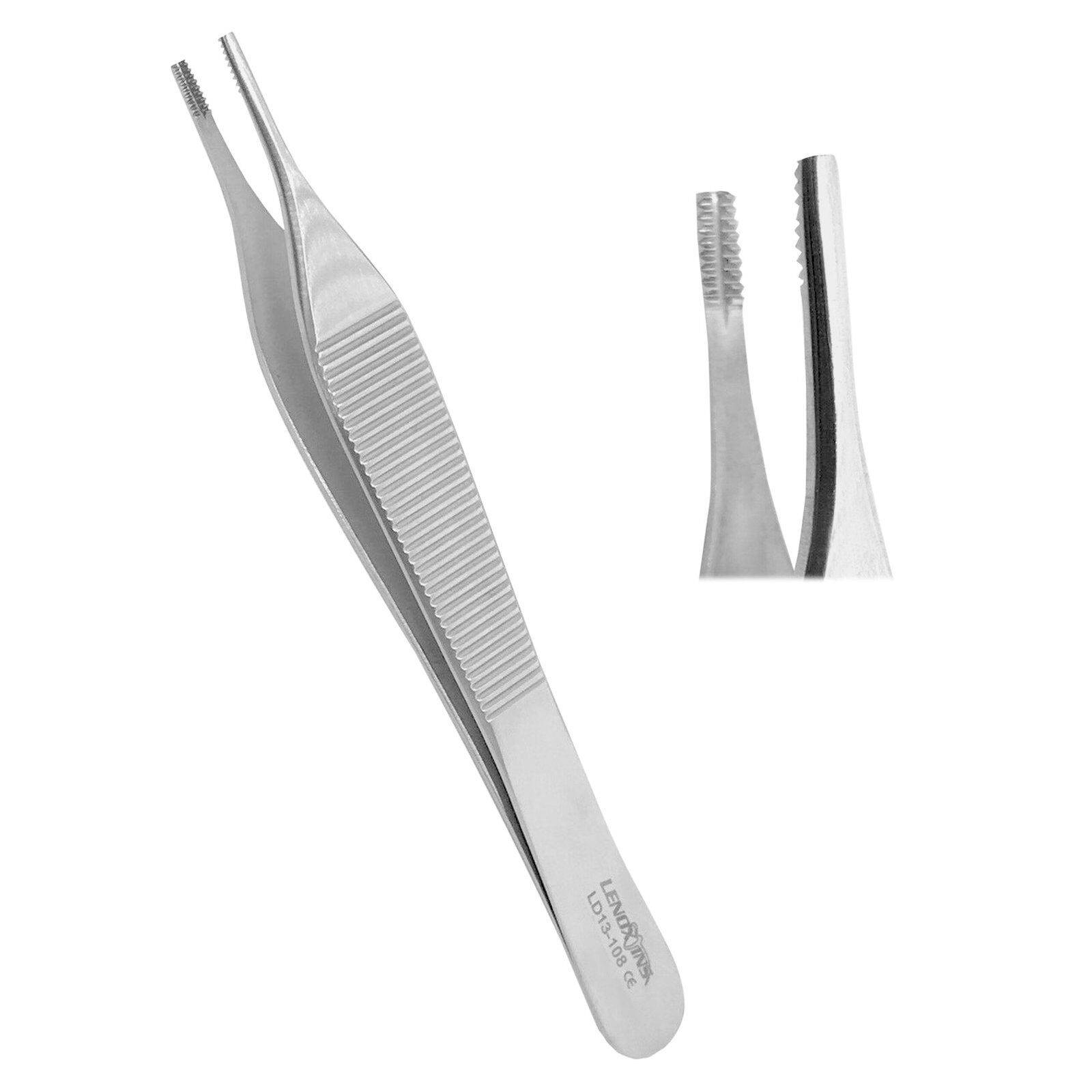 Dental Tissue Forceps Adson Brown 12cm - Image 1