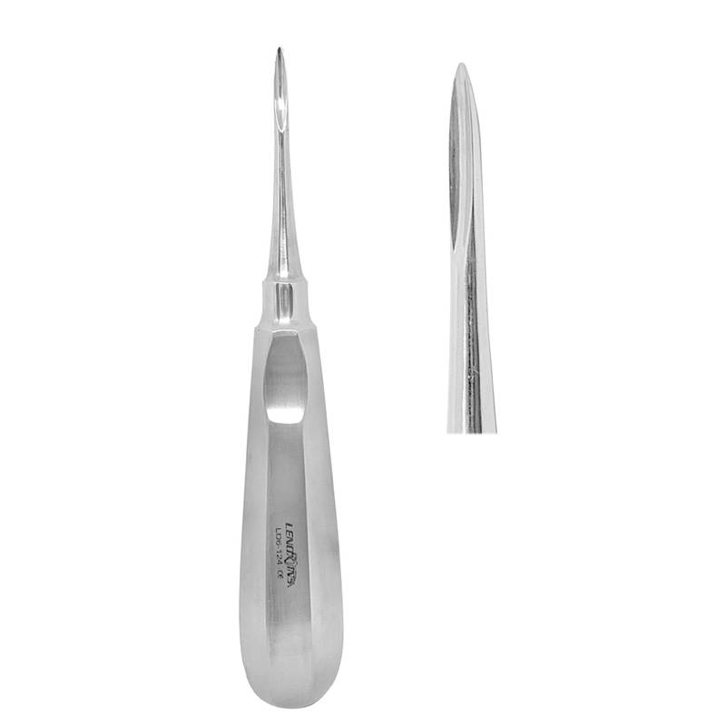 LD6-124-Dental-Instruments-Apical-Root-Elevator-Straight.jpg Apical Root Elevators Fig.1 Straight - Image 1