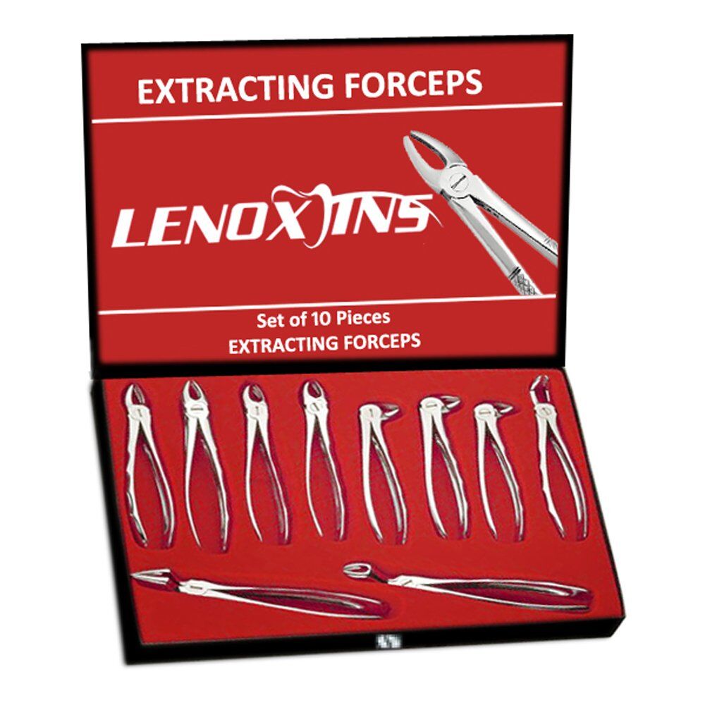 Extracting Forceps Set of 10 Pieces - Image 1