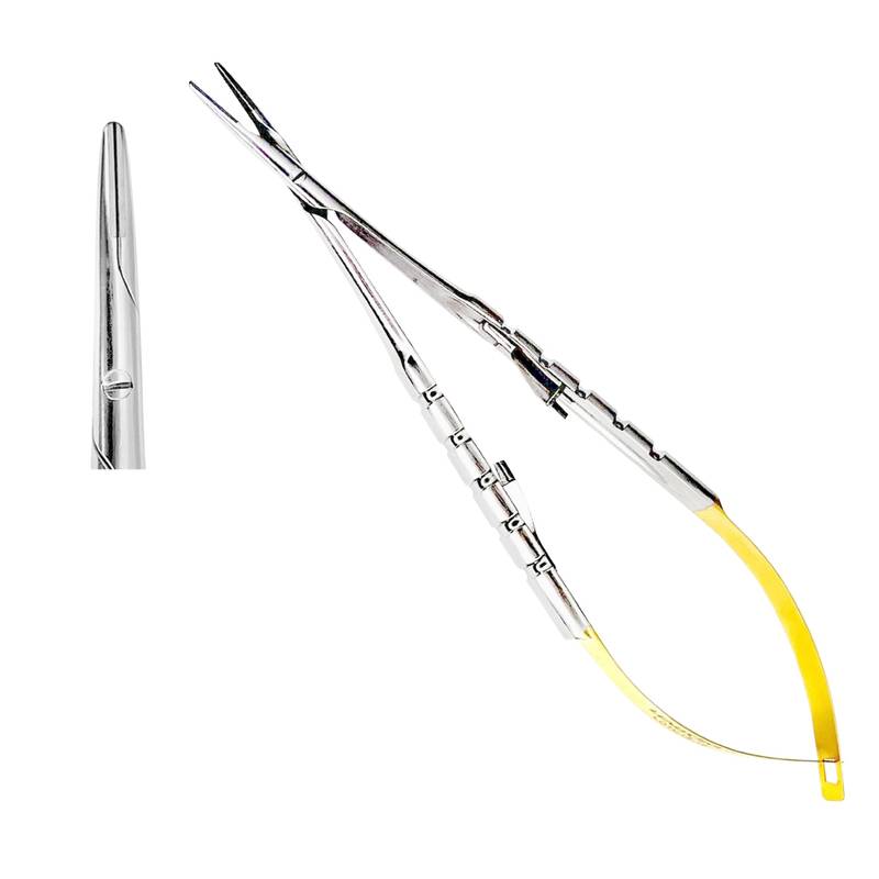 LDTC15-16-Dental-Castroviejo-Micro-Needle-Holder-STR-TC-16cm-Dental-Surgical-Instruments-copy-1.jpg Castroviejo Needle Holders Fine Point 16cm TC STR - Image 1