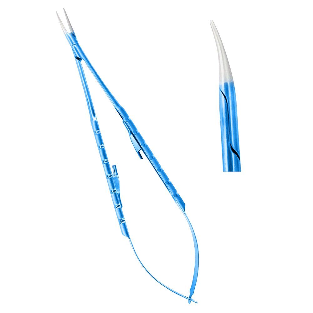 Titanium Micro Castrovijo Needle Holder Curved 18cm - Image 1
