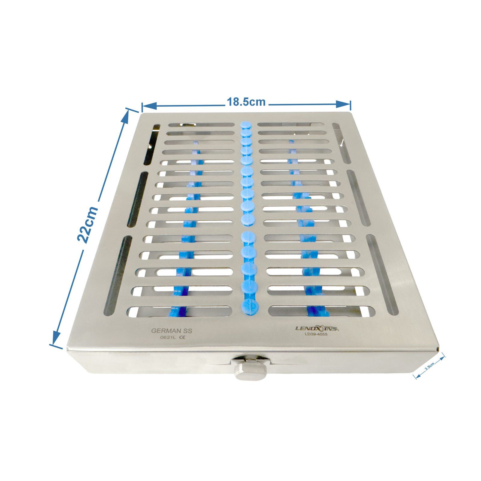LD3-4055 STAINLESS STEEL CASSATTE FOR 15PCS Stainless Steel Cassette for 15pcs - Image 1